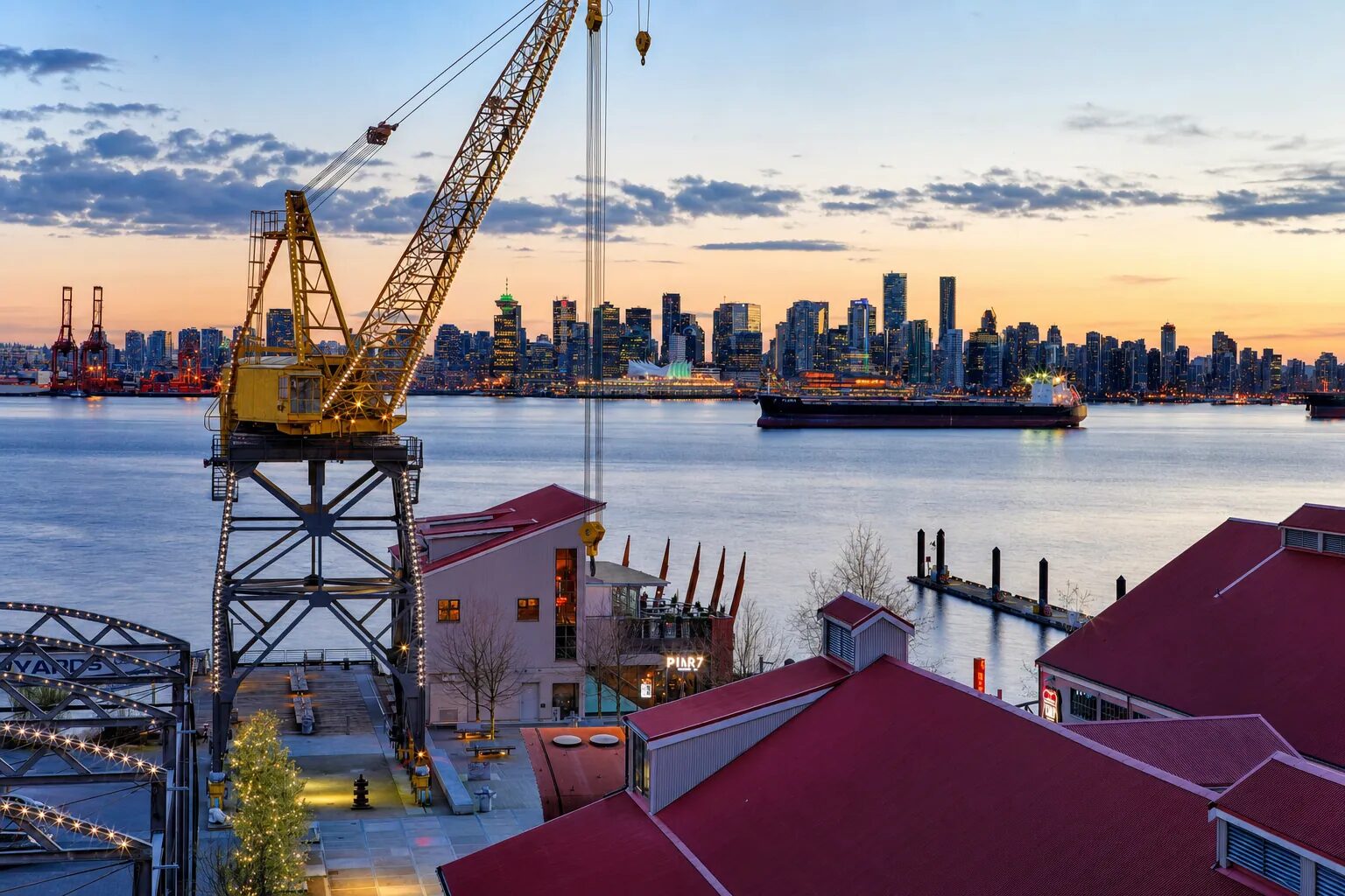 Pinnacle Hotel at the Pier on the Lower Lonsdale waterfront in North Vancouver
